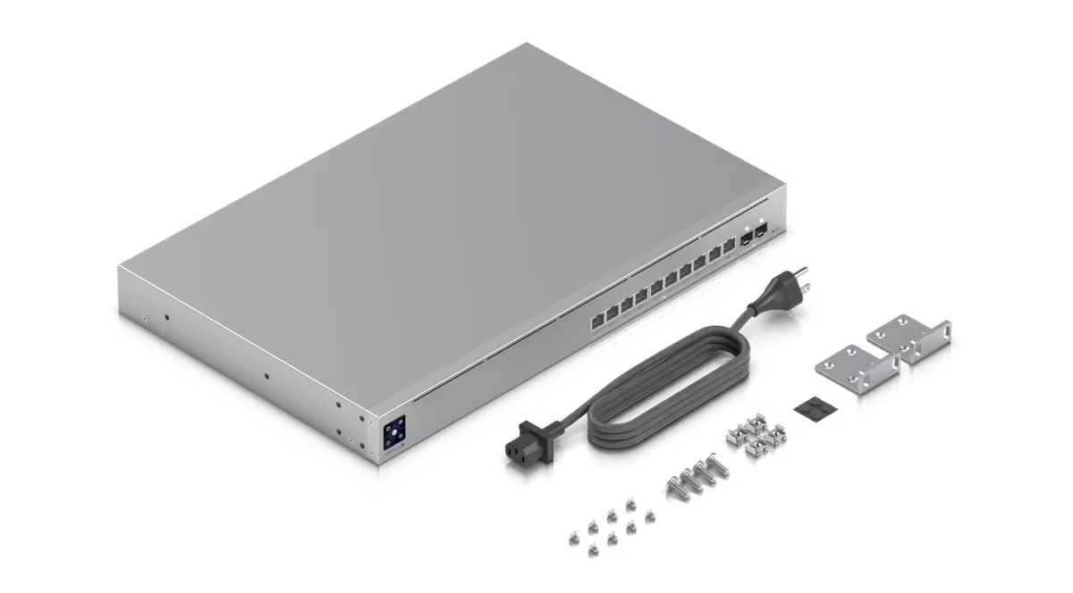Ubiquiti Pro XG 10 PoE, 10-Port Layer 3 PoE+++ Switch (USW-Pro-XG